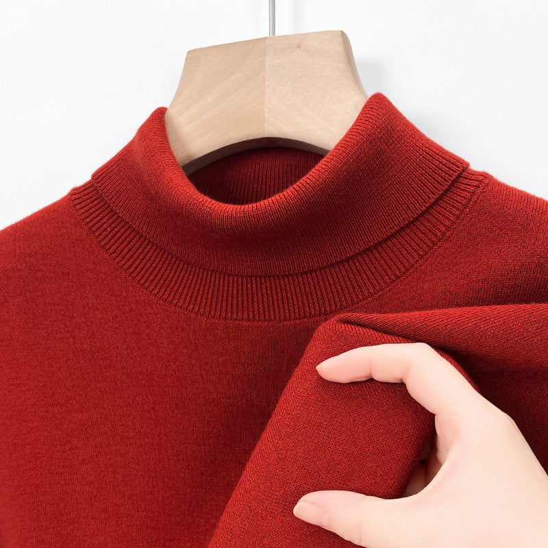 Men’s Slim Fit Turtleneck Sweater | Anti-Pilling Knitted Winter Pullover