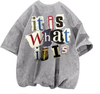 Men's Vintage Acid-Wash Graphic T-Shirt