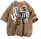 Men's Vintage Acid-Wash Graphic T-Shirt
