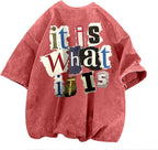 Men's Vintage Acid-Wash Graphic T-Shirt