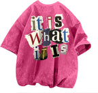 Men's Vintage Acid-Wash Graphic T-Shirt