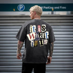 Men's Vintage Acid-Wash Graphic T-Shirt