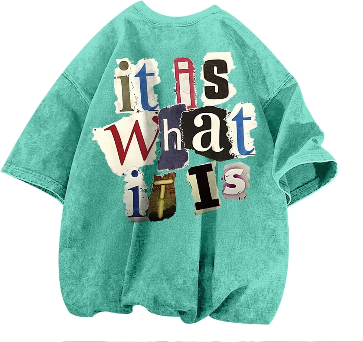 Men's Vintage Acid-Wash Graphic T-Shirt