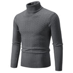 Men’s Slim Fit Turtleneck Sweater – Warm Anti-Pilling Winter Pullover