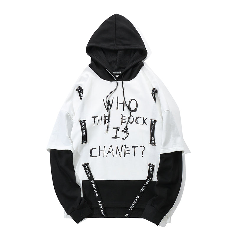 Men’s Oversized Graffiti Hoodie