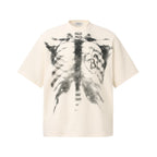 Retro Streetwear Waffle‑Knit T-Shirt