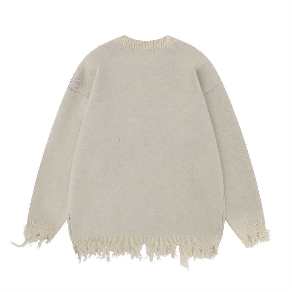 Spider Web Brocade Men's Sweater
