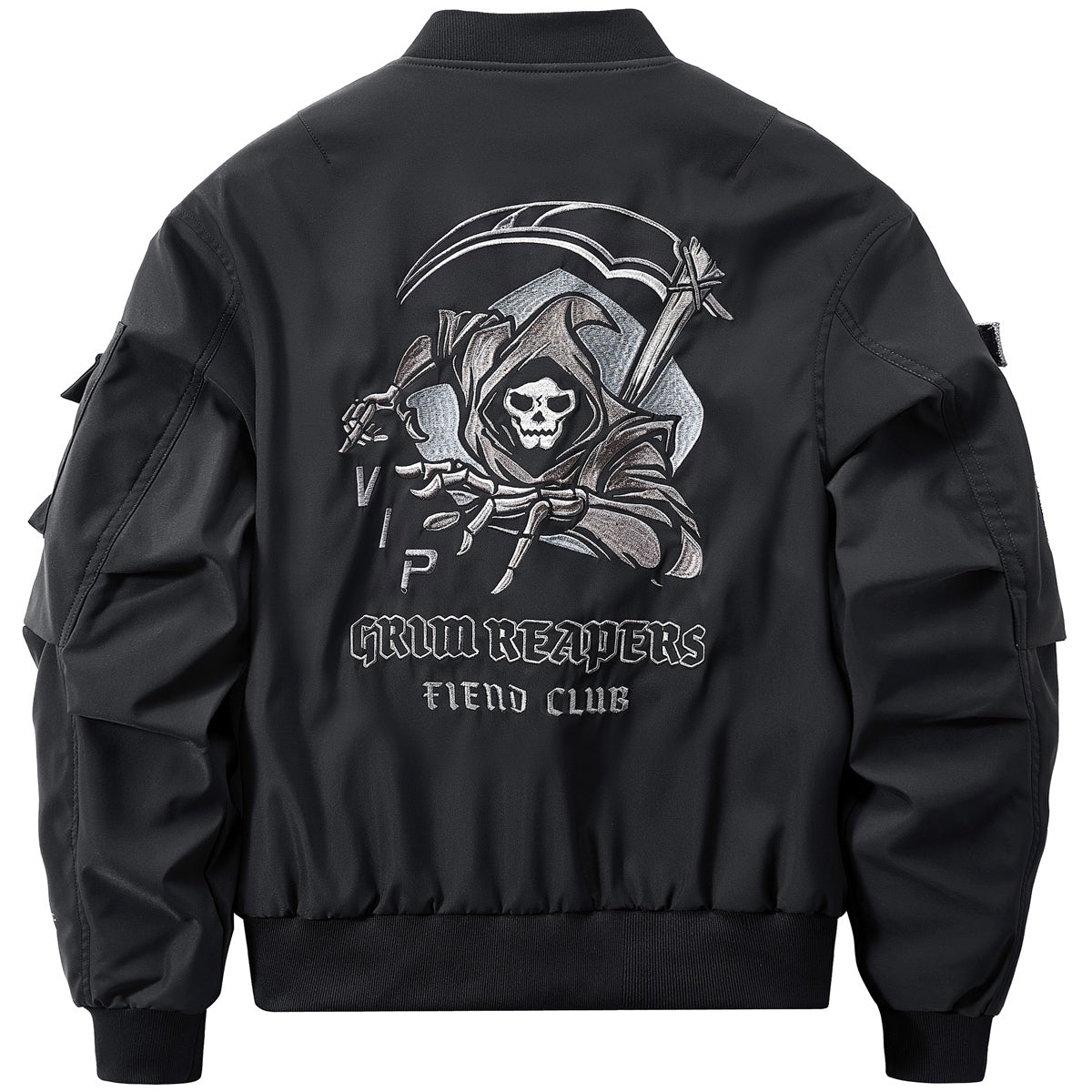 Men's Oversized Techwear Bomber Jacket