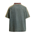 Men’s Retro Punk Patchwork Raglan T-Shirt