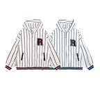 Hooded Striped Streetwear Jacket