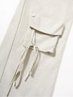 Women's High-Waisted Wide-Leg Cargo Pants