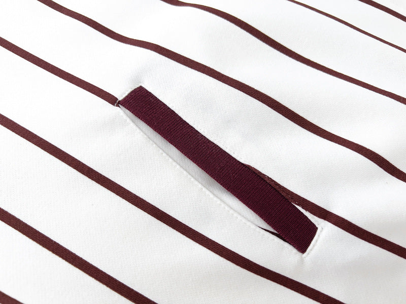 Hooded Striped Streetwear Jacket