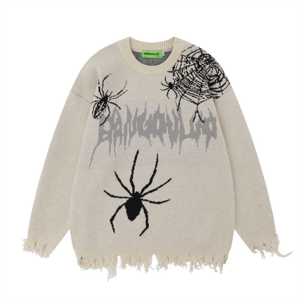 Spider Web Brocade Men's Sweater