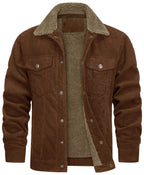 Men’s Corduroy Sherpa Winter Jacket