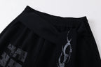 Dark Street Letter Flame Sweatpants - Drenn
