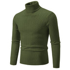 Men’s Slim Fit Turtleneck Sweater – Warm Anti-Pilling Winter Pullover