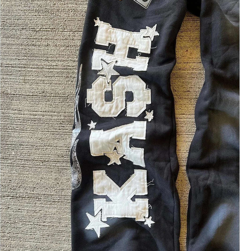 Men's Y2K Double-Waist Baggy Sweatpants