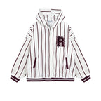 Hooded Striped Streetwear Jacket