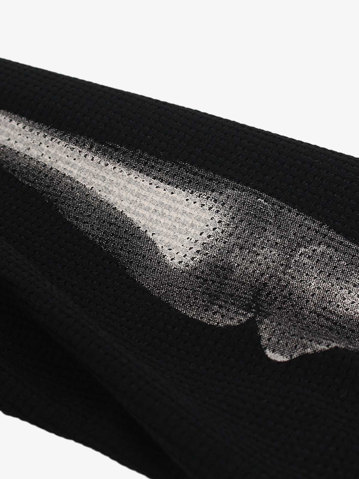 Sudadera de punto waffle con gráfico de esqueleto