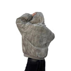 Men's Y2K Fur Collar Hooded Puffer Jacket