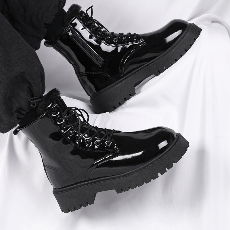 Skórzane buty wojskowe