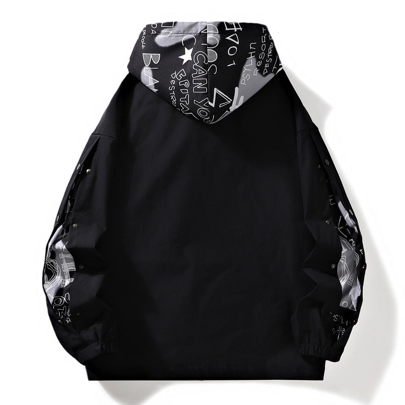 Urban Stitch Detail Hooded Jacket