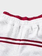 Cotton Blend Balloon-Leg Joggers with Contrast Waistband