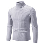 Men’s Slim Fit Turtleneck Sweater – Warm Anti-Pilling Winter Pullover