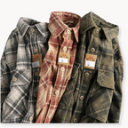 Men’s Long Sleeve Plaid Flannel Shirt