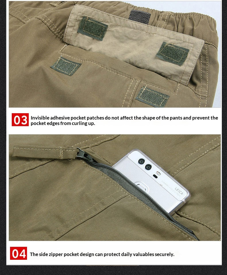 Men’s Fleece-Lined Cargo Pants | Warm Winter Tactical Joggers