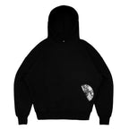 Drenn Cotton Blend Hoodie And Joggers Tracksuit Black And Grey
