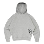 Drenn Cotton Blend Hoodie And Joggers Tracksuit Black And Grey