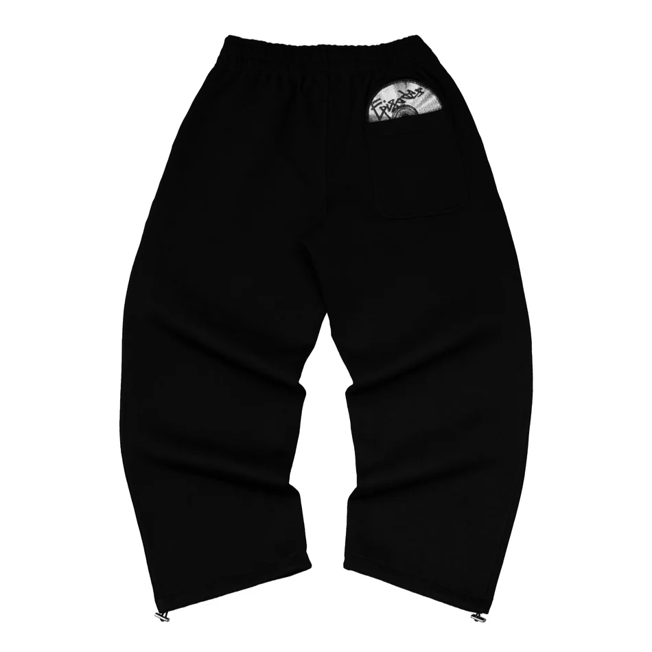 Drenn Cotton Blend Hoodie And Joggers Tracksuit Black And Grey