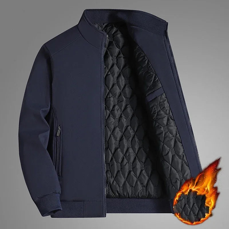 Men’s Waterproof Insulated Jacket | Quilted Lining, Winter Outdoor Jacket