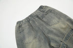 Detale z paskami | Szorty z jeansu typu washed