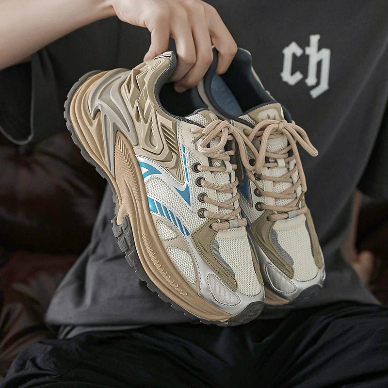 Masywne buty sportowe w stylu streetwear Y2K