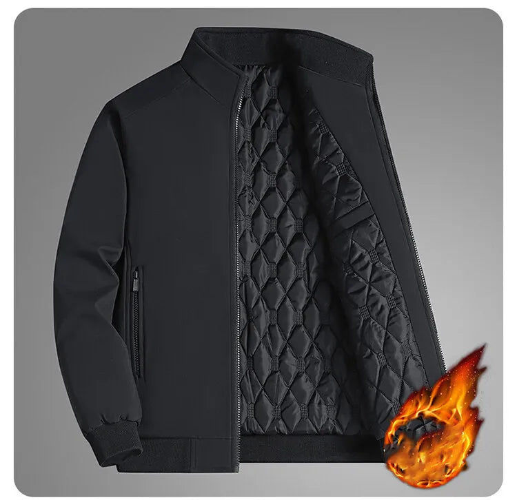 Men’s Waterproof Insulated Jacket | Quilted Lining, Winter Outdoor Jacket