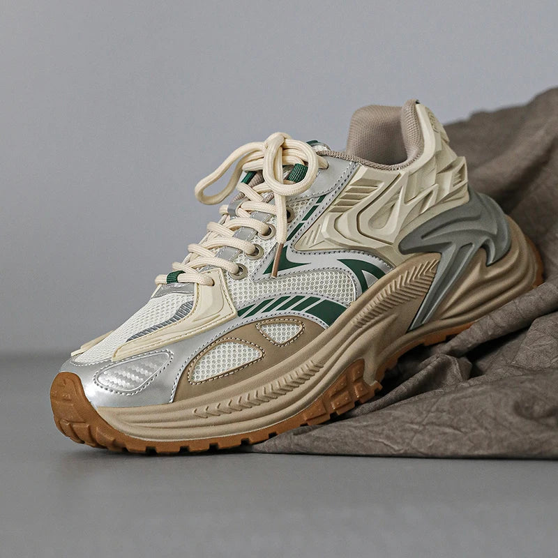 Masywne buty sportowe w stylu streetwear Y2K