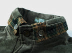 Men's Checkered Shirt With Sherpa Lining