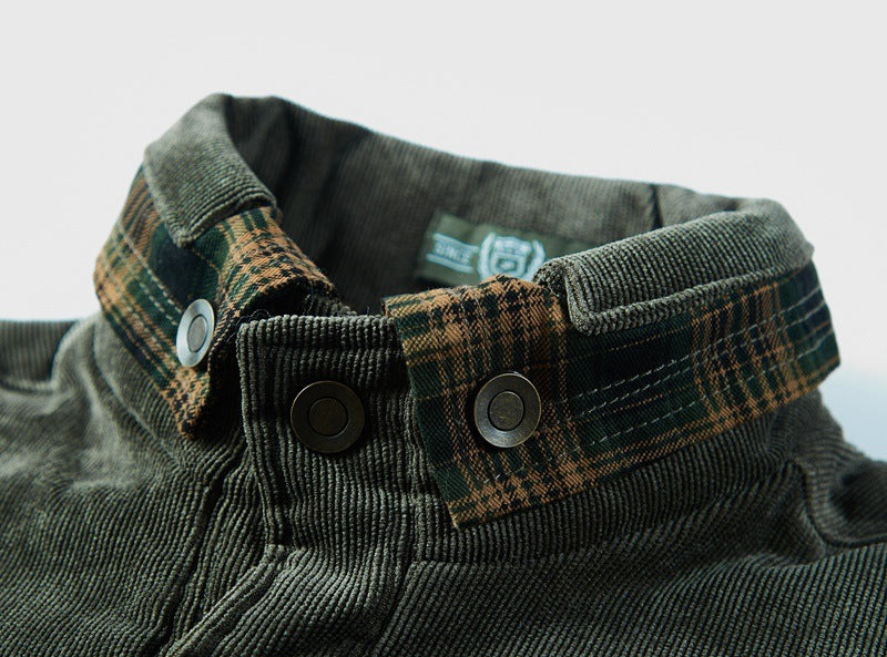 Men's Checkered Shirt With Sherpa Lining