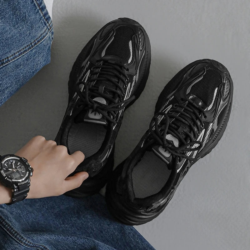 Masywne buty sportowe w stylu streetwear Y2K
