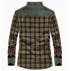 Men's Checkered Shirt With Sherpa Lining