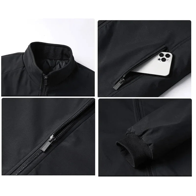Men’s Waterproof Insulated Jacket | Quilted Lining, Winter Outdoor Jacket