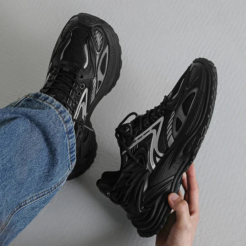 Masywne buty sportowe w stylu streetwear Y2K