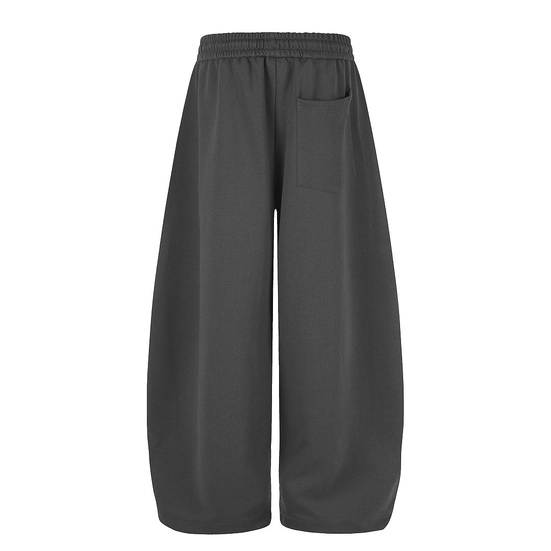 Star Applique Baggy Barrel Sweatpants