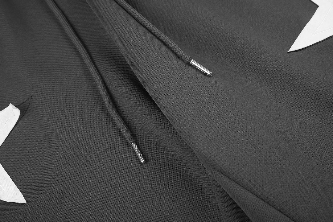Star Applique Baggy Barrel Sweatpants
