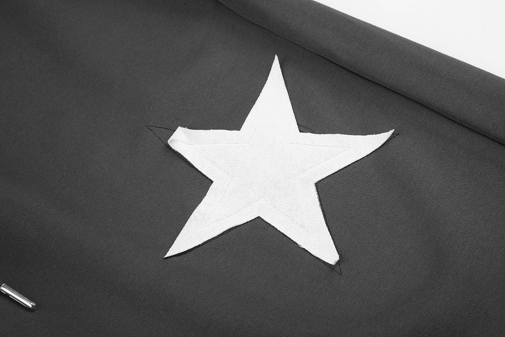 Star Applique Baggy Barrel Sweatpants
