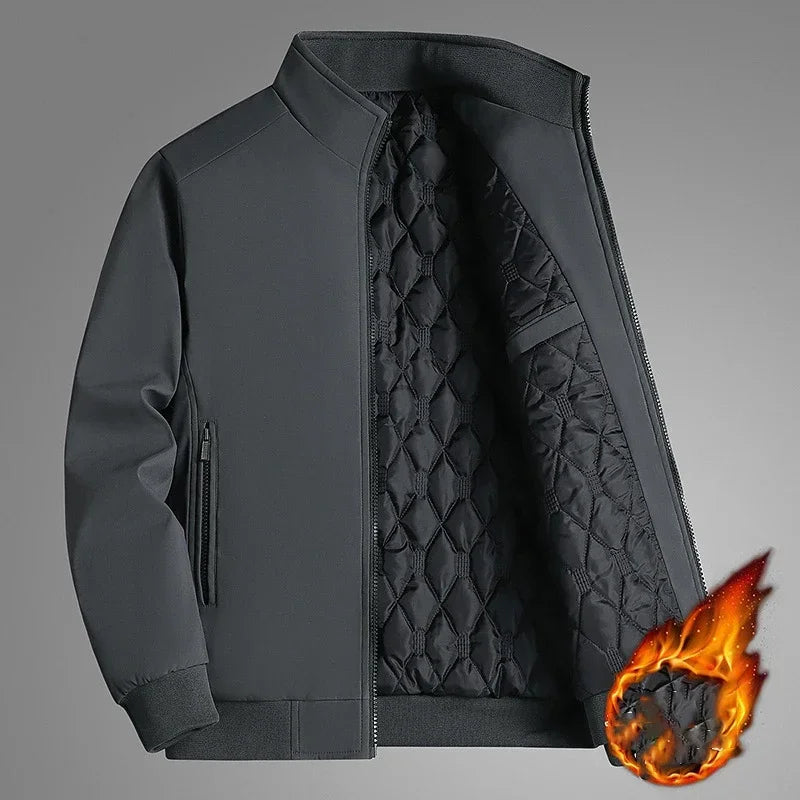 Men’s Waterproof Insulated Jacket | Quilted Lining, Winter Outdoor Jacket