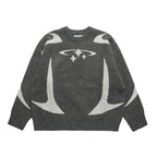 Luźny sweter w stylu streetwear