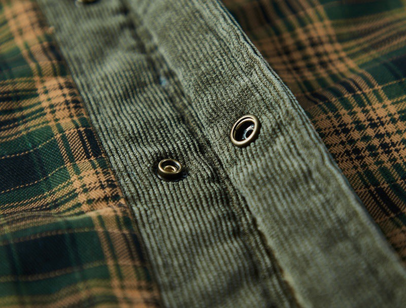 Men's Checkered Shirt With Sherpa Lining